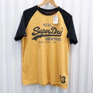 Superdry Vintage Vl Heritage Raglan Tee Shirt Men's Size L NWT